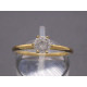 Goldring mit Brillant 0,41ct (inkl. Schmuckzertifikat)