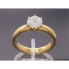 Goldring mit Brillant 1,10ct  (inkl. Zertifikat)