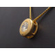 Gold Anhänger mit 1,0 ct Brillant (inkl. Halskette)