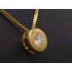 Gold Anhänger mit 1,0 ct Brillant (inkl. Halskette)