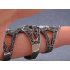 Goldring Gelenkring Gliederring mit Brillanten