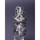 Goldring Gelenkring Gliederring mit Brillanten