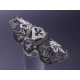 Goldring Gelenkring Gliederring mit Brillanten