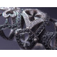 Goldring Gelenkring Gliederring mit Brillanten