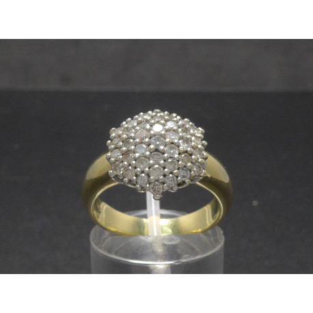 Goldring mit Brillanten