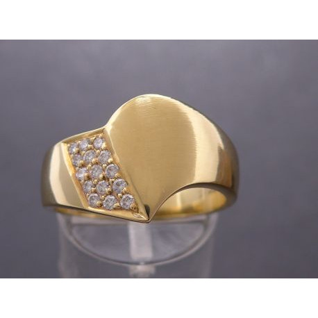 Gold Ring mit Diamanten