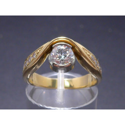 Gold Ring mit Brillanten (inkl. Zertifikat)