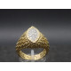 Goldring mit Brillanten 
