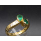 Gold Ring mit Saphiren und Diamanten