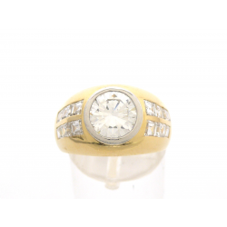 Goldring mit Brillanten (inkl. Zertifikat)