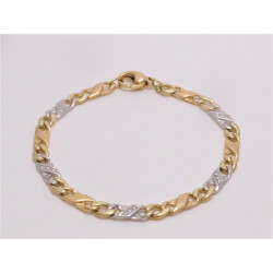Gold Armkette mit Diamanten