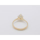 Goldring mit Diamant (inkl. Zertifikat)