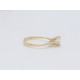 Goldring mit Diamant (inkl. Zertifikat)