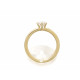 Weißgold Ring mit Brillanten und Diamant (inkl. Zertifikat)