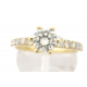 Goldring mit Diamanten