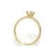 Goldring mit Diamanten