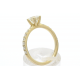 Goldring mit Brillanten