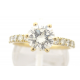 Goldring mit Brillanten