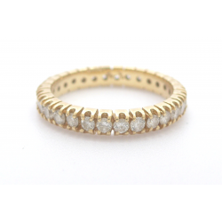 Memoryring mit Diamanten