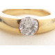 Goldring mit Diamant